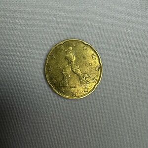2002 Italy Mac 20 Euro Cent Coin